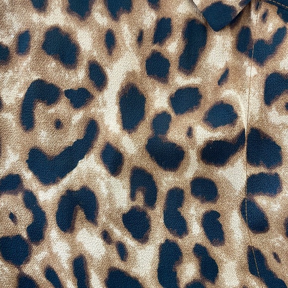 Reformation Cheetah Print Button Down - Picture 3 of 4